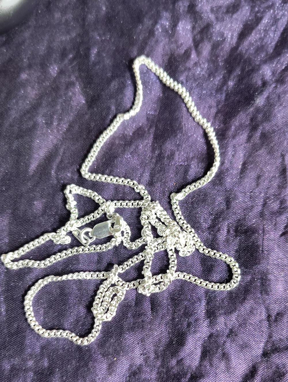 Sterling Silver Italian Cuban Curb Chain: Solid 925 Silver, 2.5mm